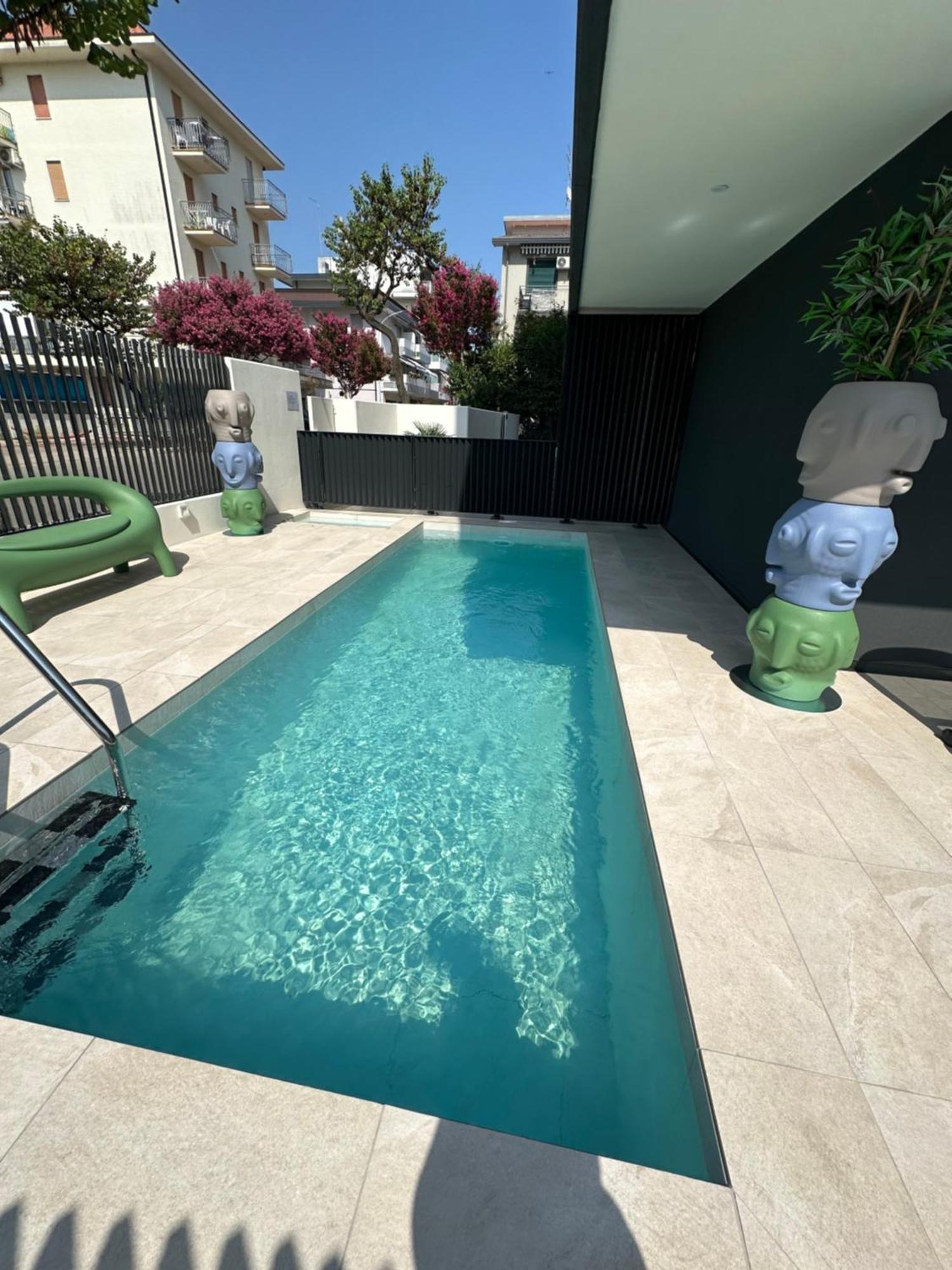 Beach Palace With Small Swimming Pool, Private Beach, Parking Lido di Jesolo Zewnętrze zdjęcie